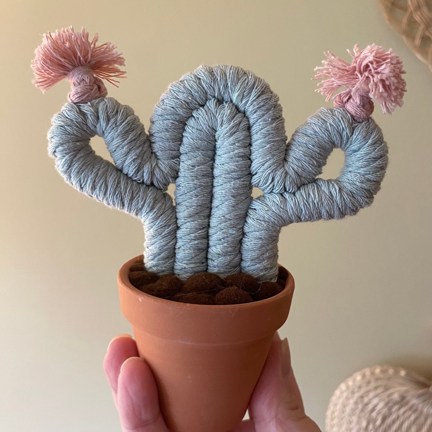 Small Macrame Cactus ***older style***