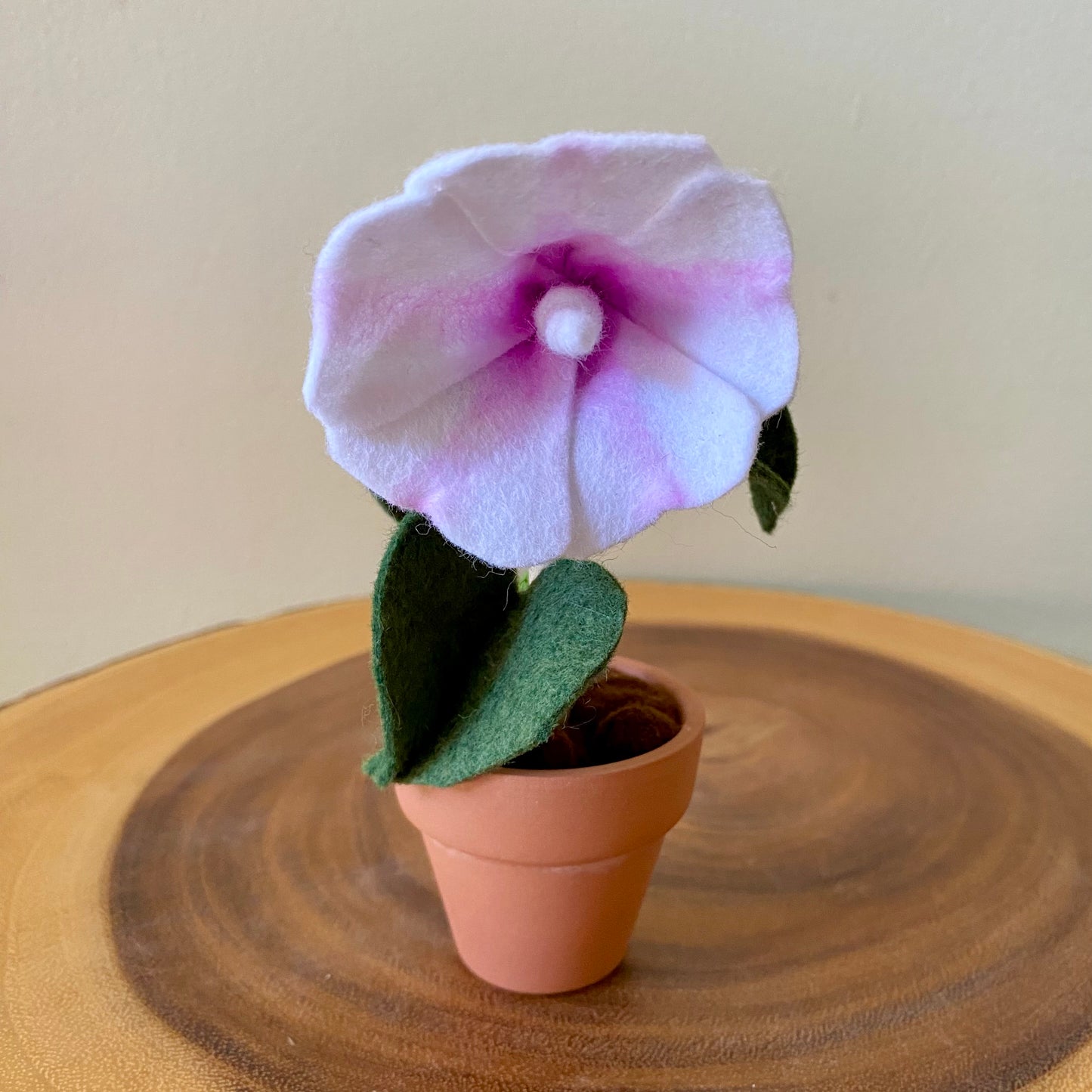 Morning Glory: September Birth Month Felt Flower