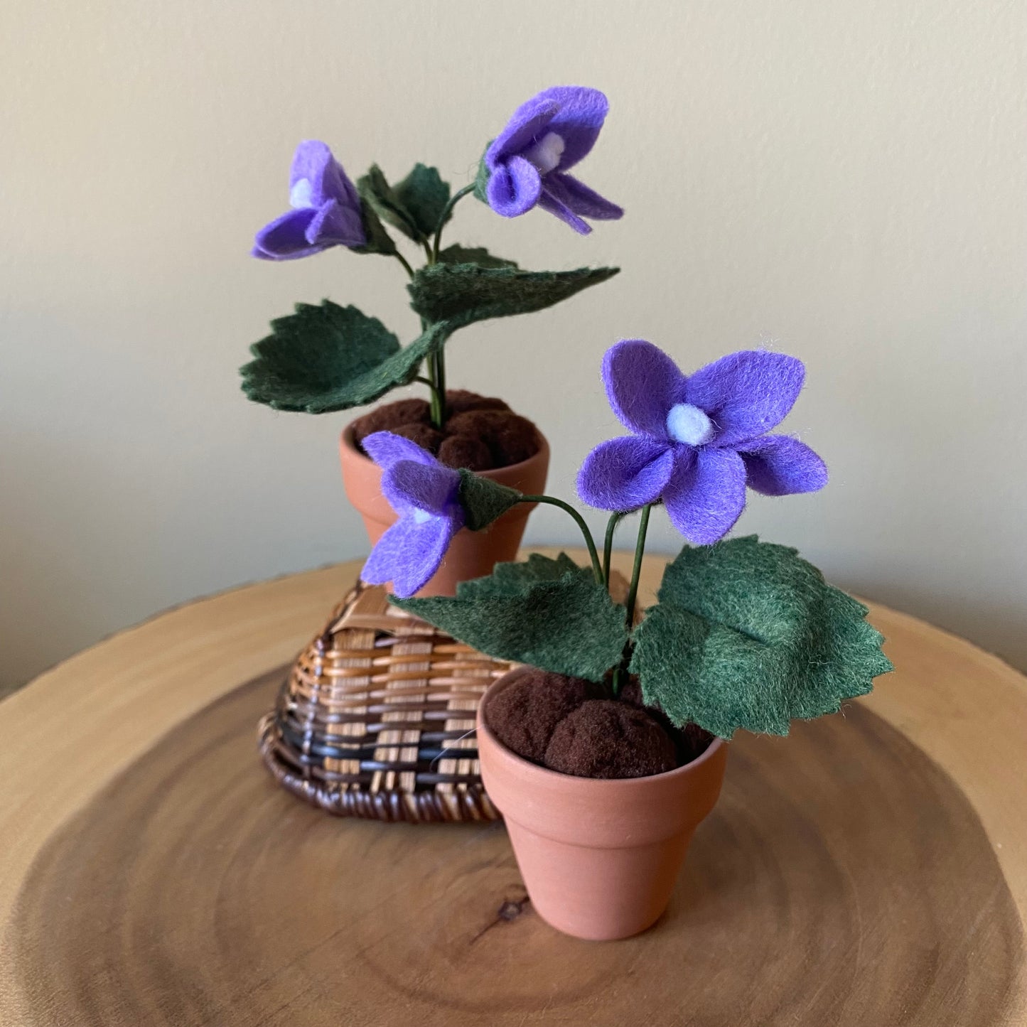 Violet: February Birth Month Felt Flower