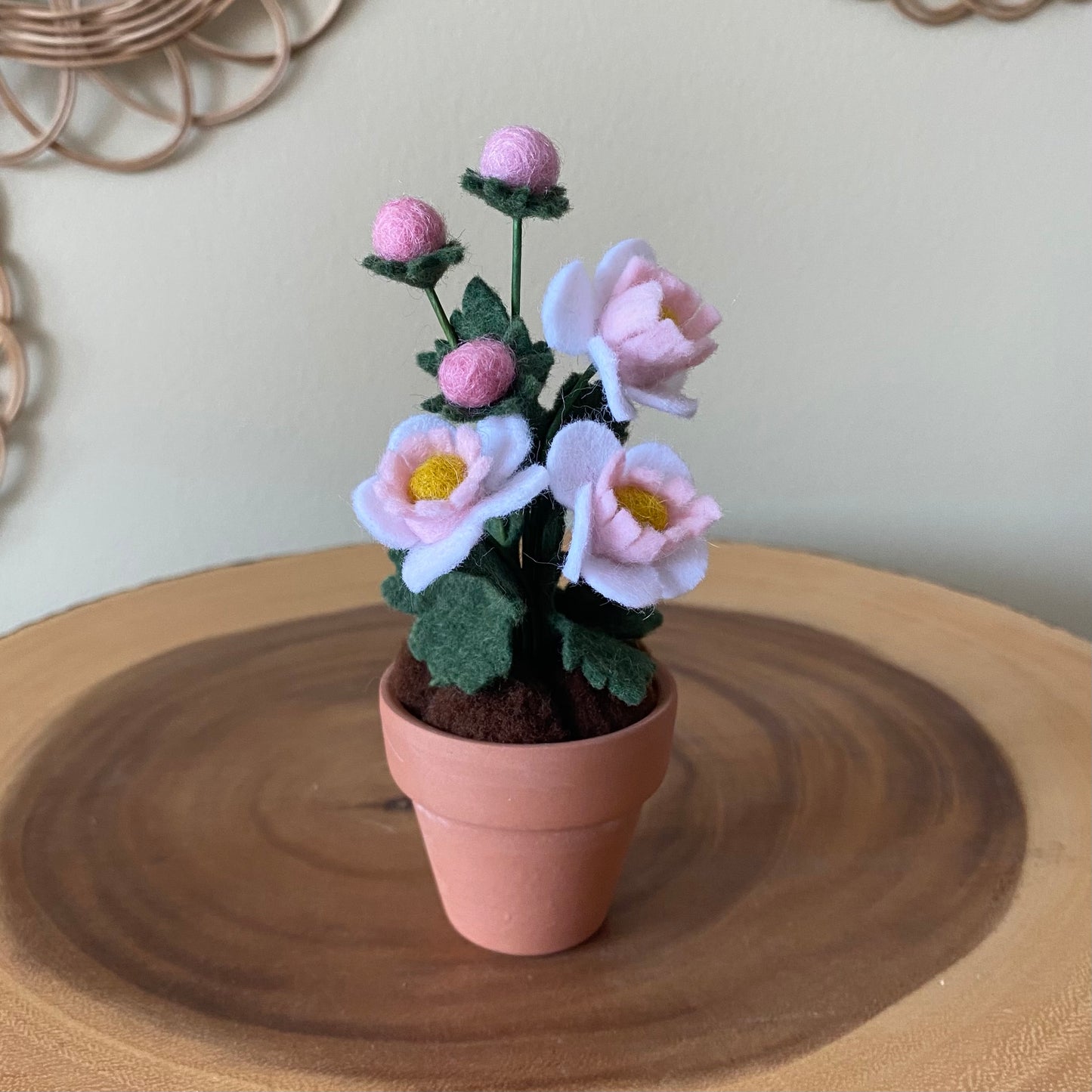 Hawthorne: May Birth Month Felt Flower