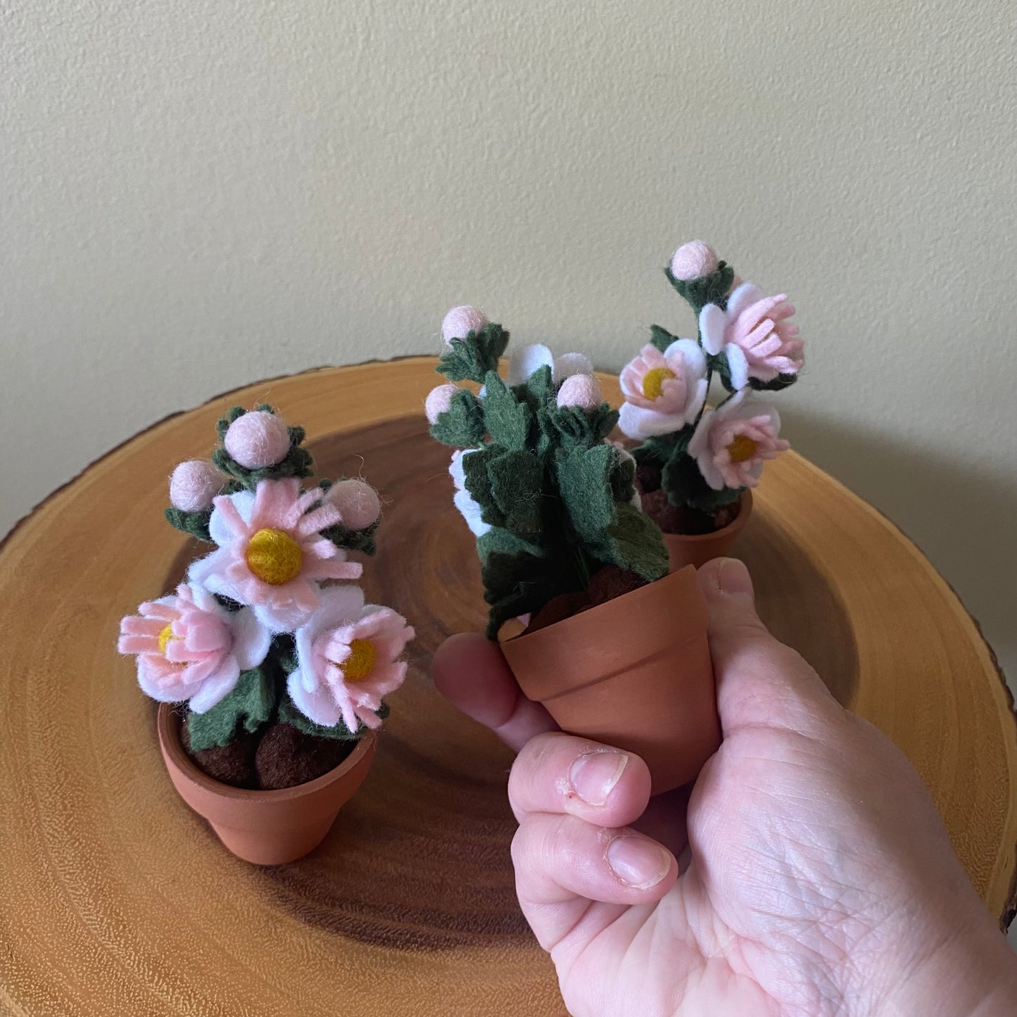 Hawthorne: May Birth Month Felt Flower