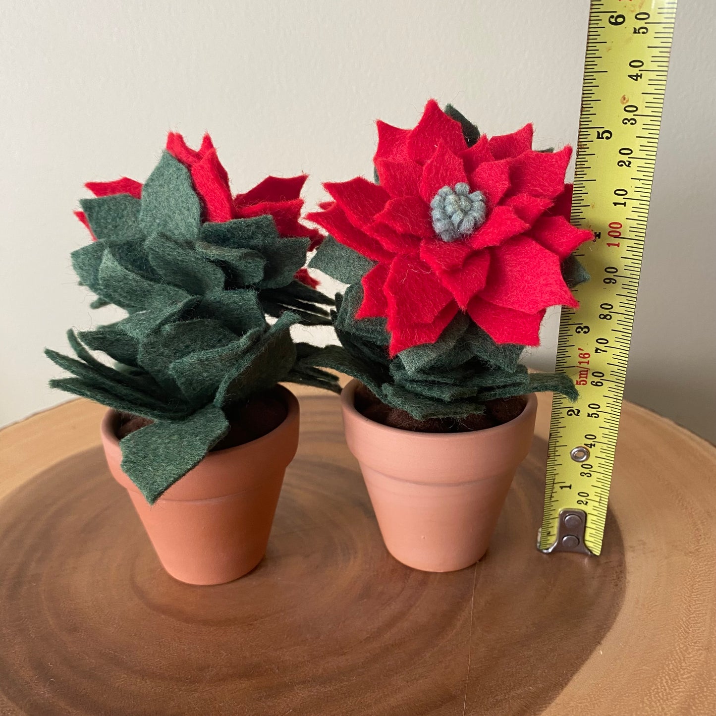 Holiday Felt Poinsettia