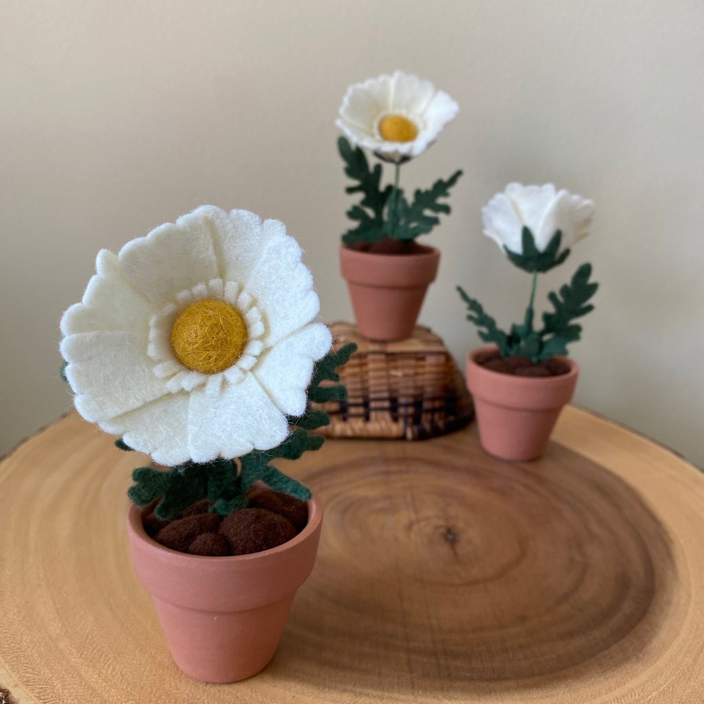 Cosmos: October Birth Month Felt Flower