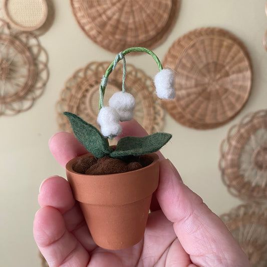 Lily of Valley Felt Flower (discontinued style)