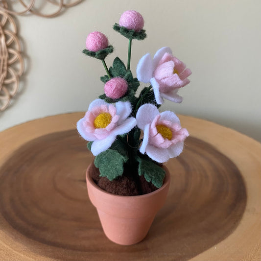 Hawthorne: May Birth Month Felt Flower