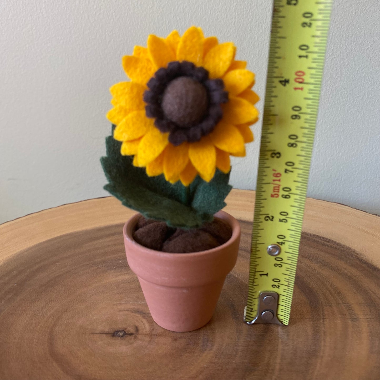 Sunflower Forever Felt Flower