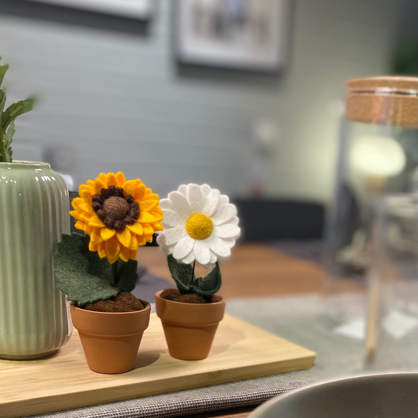 Sunflower Forever Felt Flower