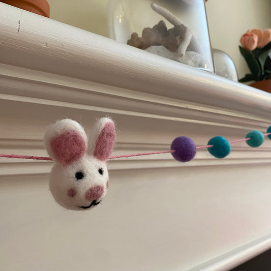 One Bunny Teal Garland