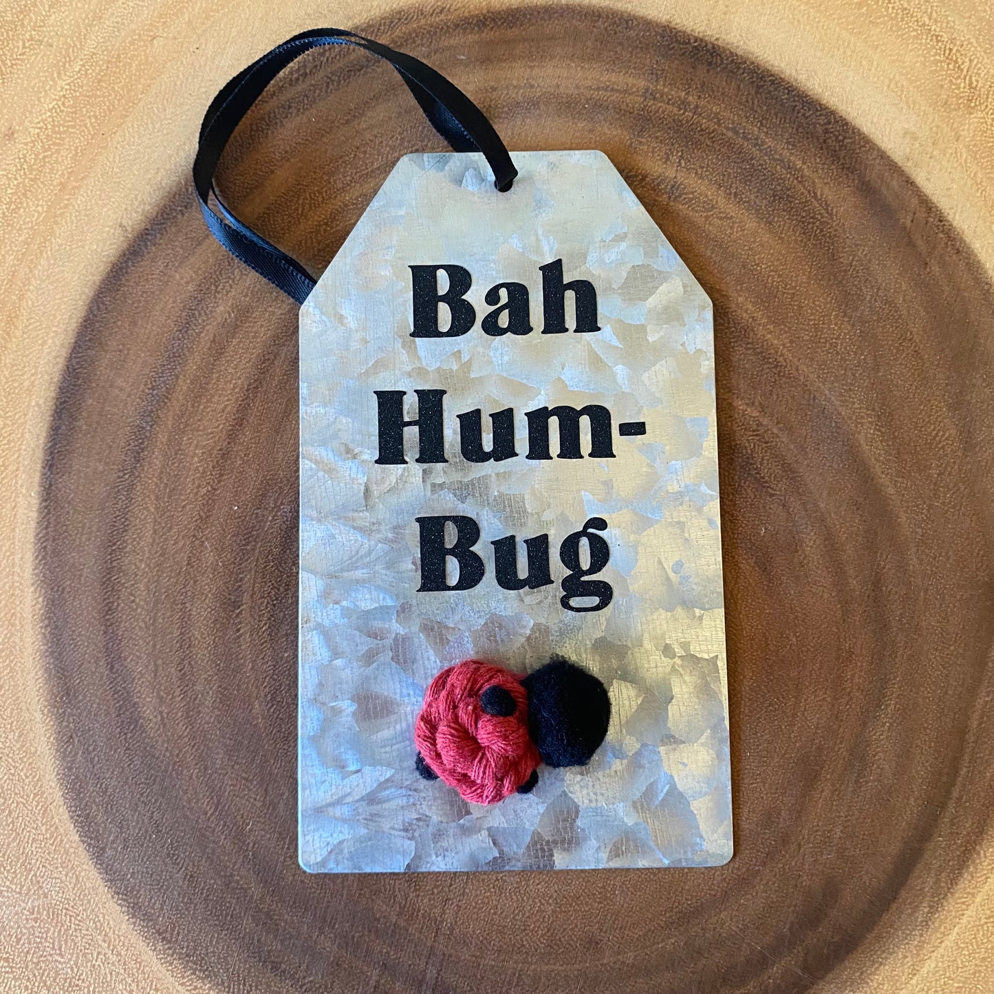 Metal Tag Ornament (Bah Hum-Bug)