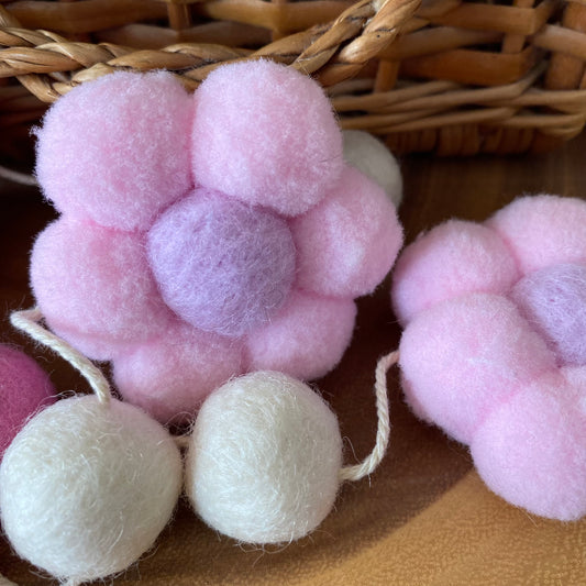 Pink/Purple Spring Flower Garland