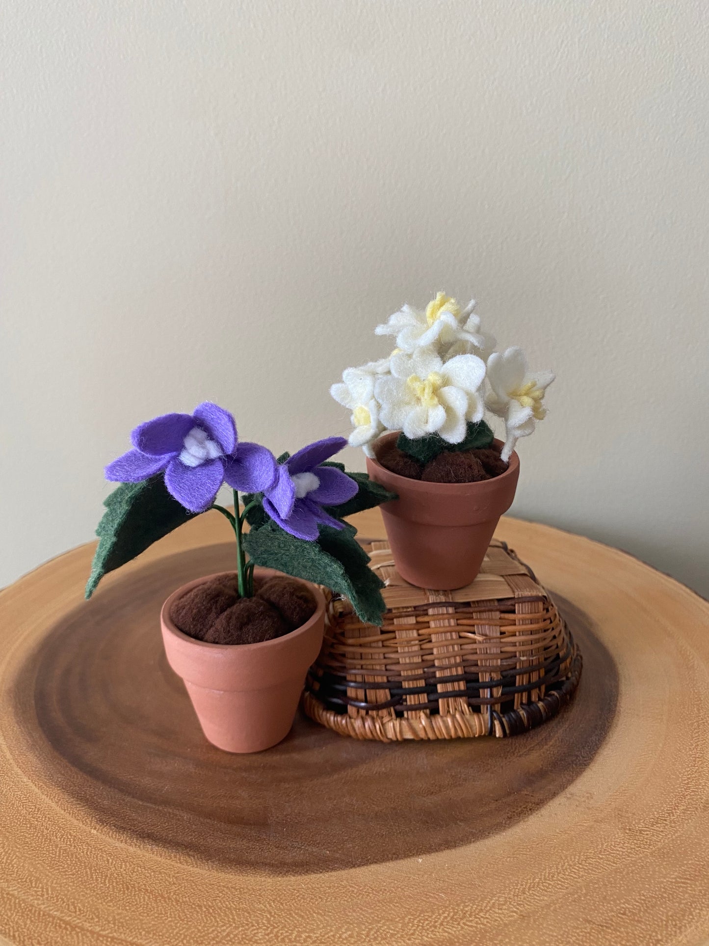 Violet: February Birth Month Felt Flower