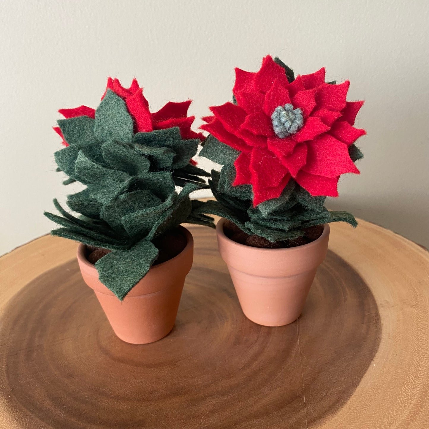 Holiday Felt Poinsettia