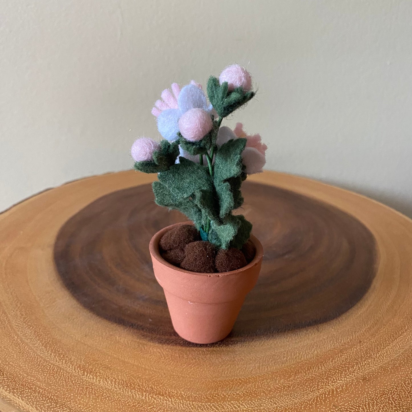 Hawthorne: May Birth Month Felt Flower