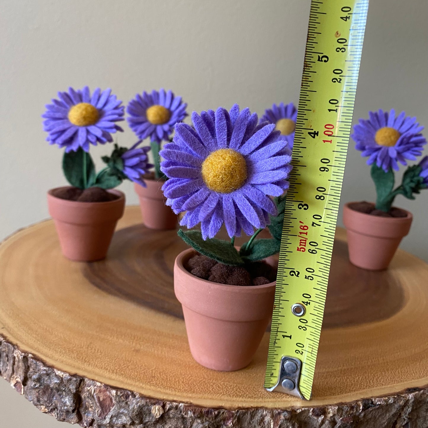 Aster: September Birth Month Felt Flower