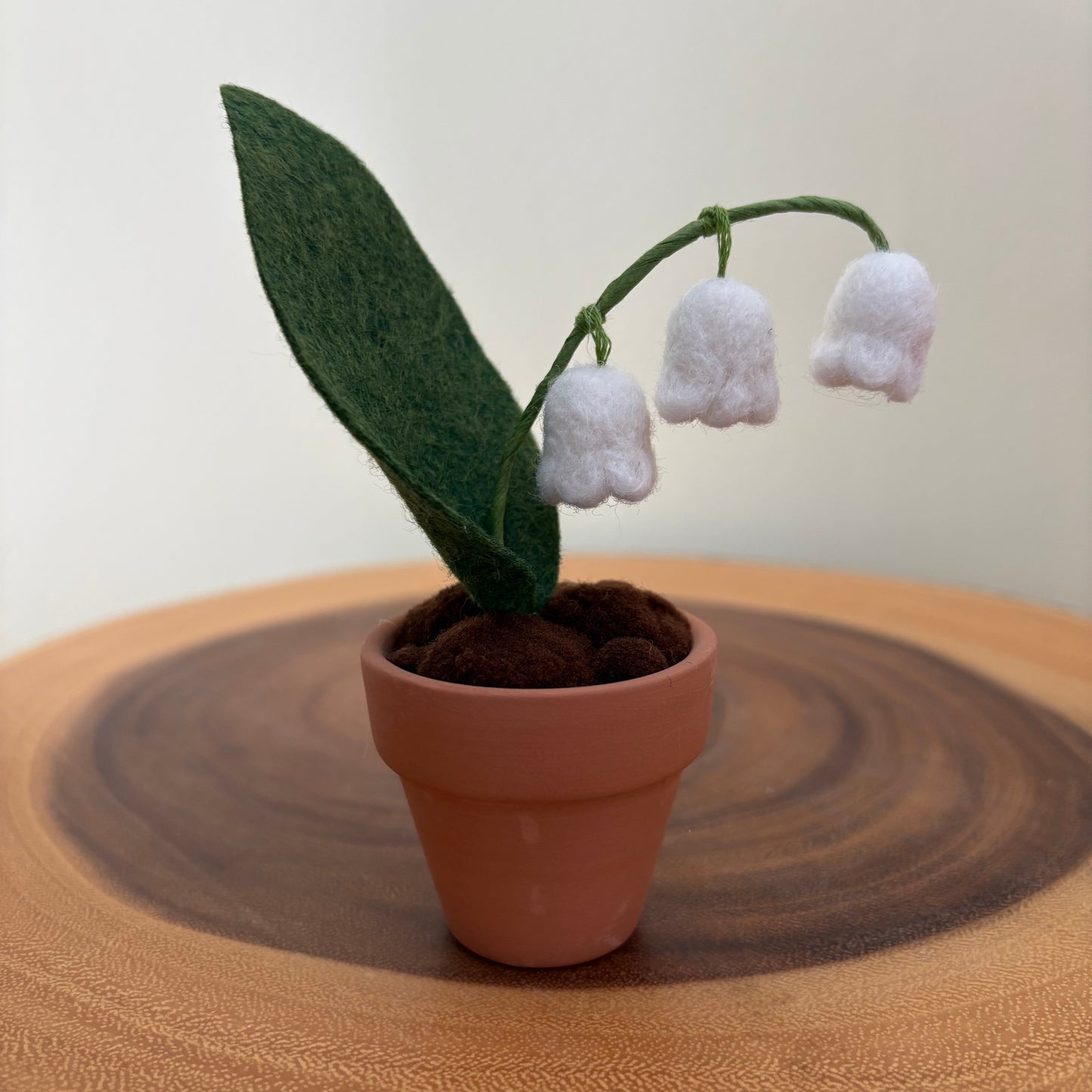 Lily of the Valley: May Birth Month Felt Flower