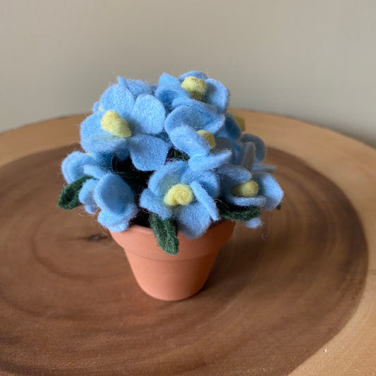 Forget-me-not Forever Felt Flower