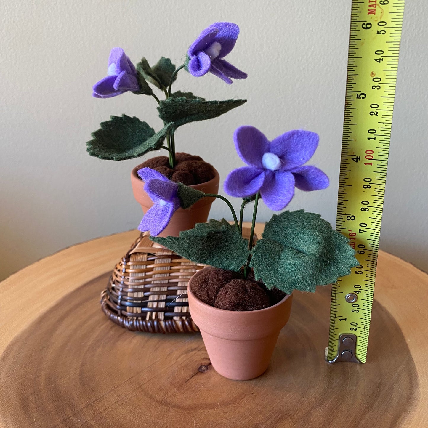 Violet: February Birth Month Felt Flower