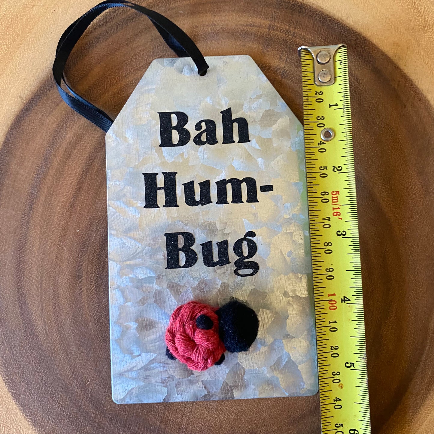 Metal Tag Ornament (Bah Hum-Bug)