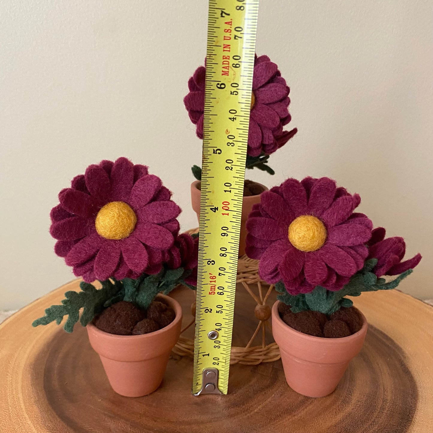 Chrysanthemum: November Birth Month Felt Flower