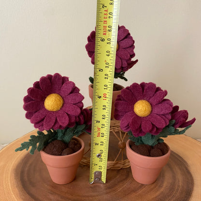 Chrysanthemum: November Birth Month Felt Flower