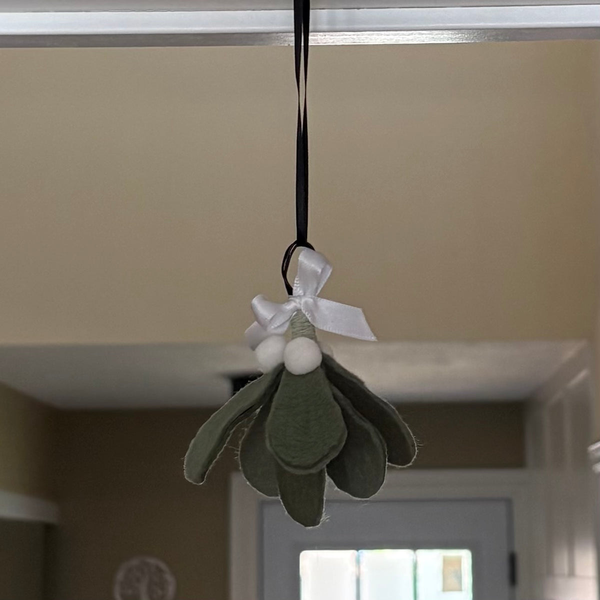 Hanging Holiday Mistletoe