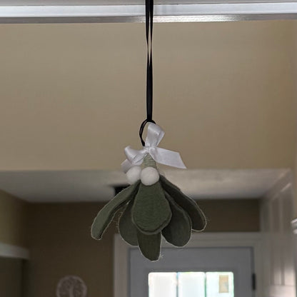 Hanging Holiday Mistletoe