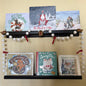 Felt Red Gingerbread Garland