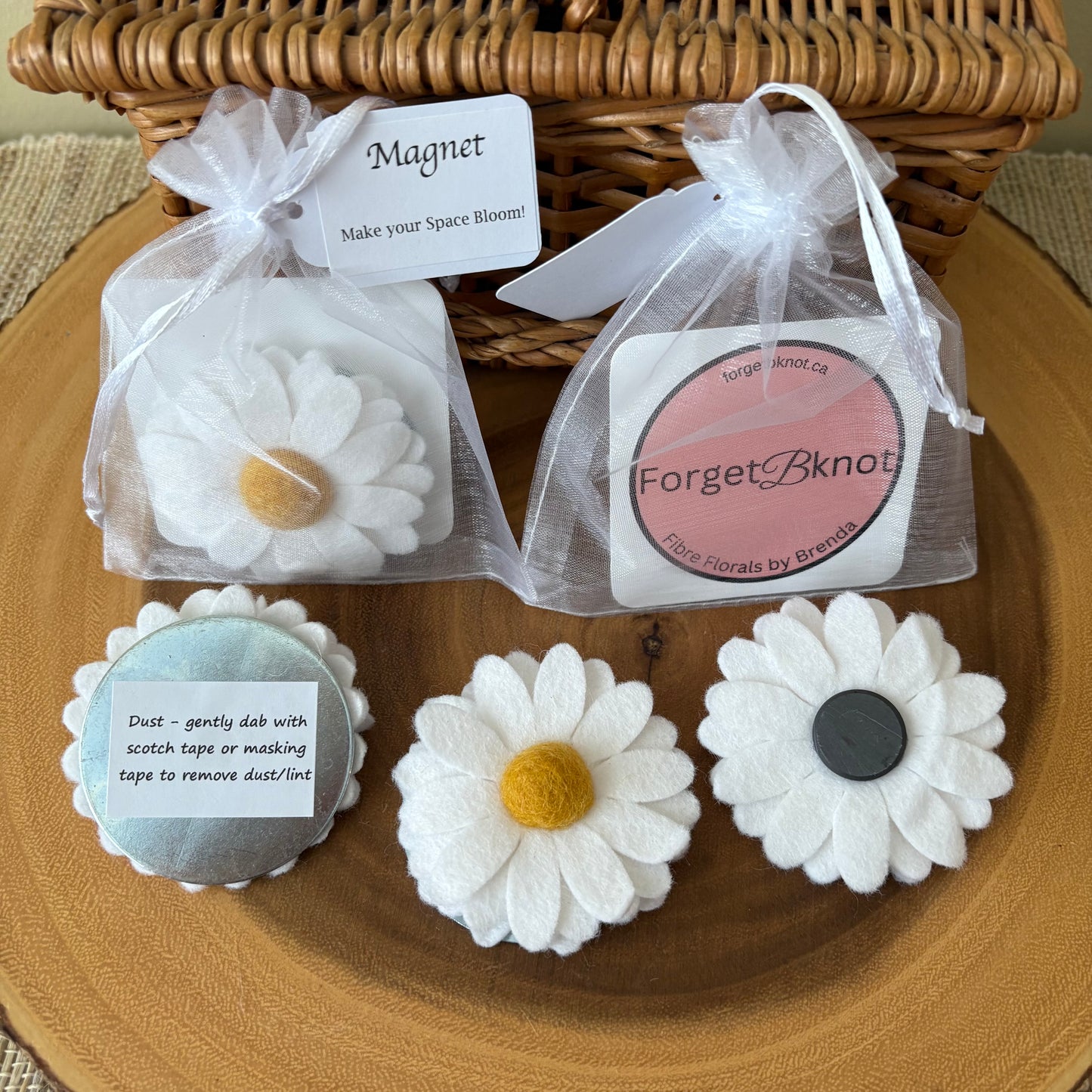 Felt Flower Magnet