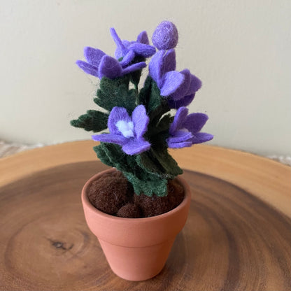 Larkspur: July Birth Month Felt Flower