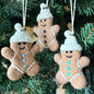 Felted Gingerbread Person Ornament
