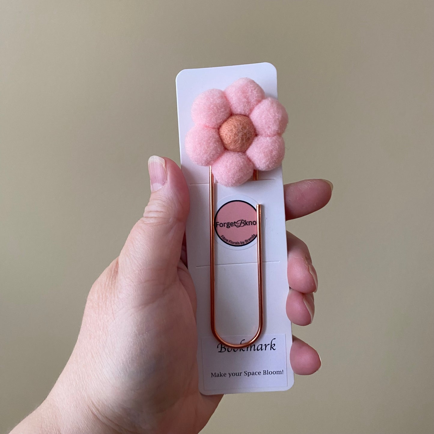 Flower Bookmark/ Oversized Paperclip