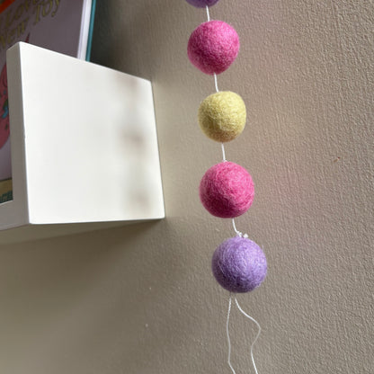 Felt Flower Garland