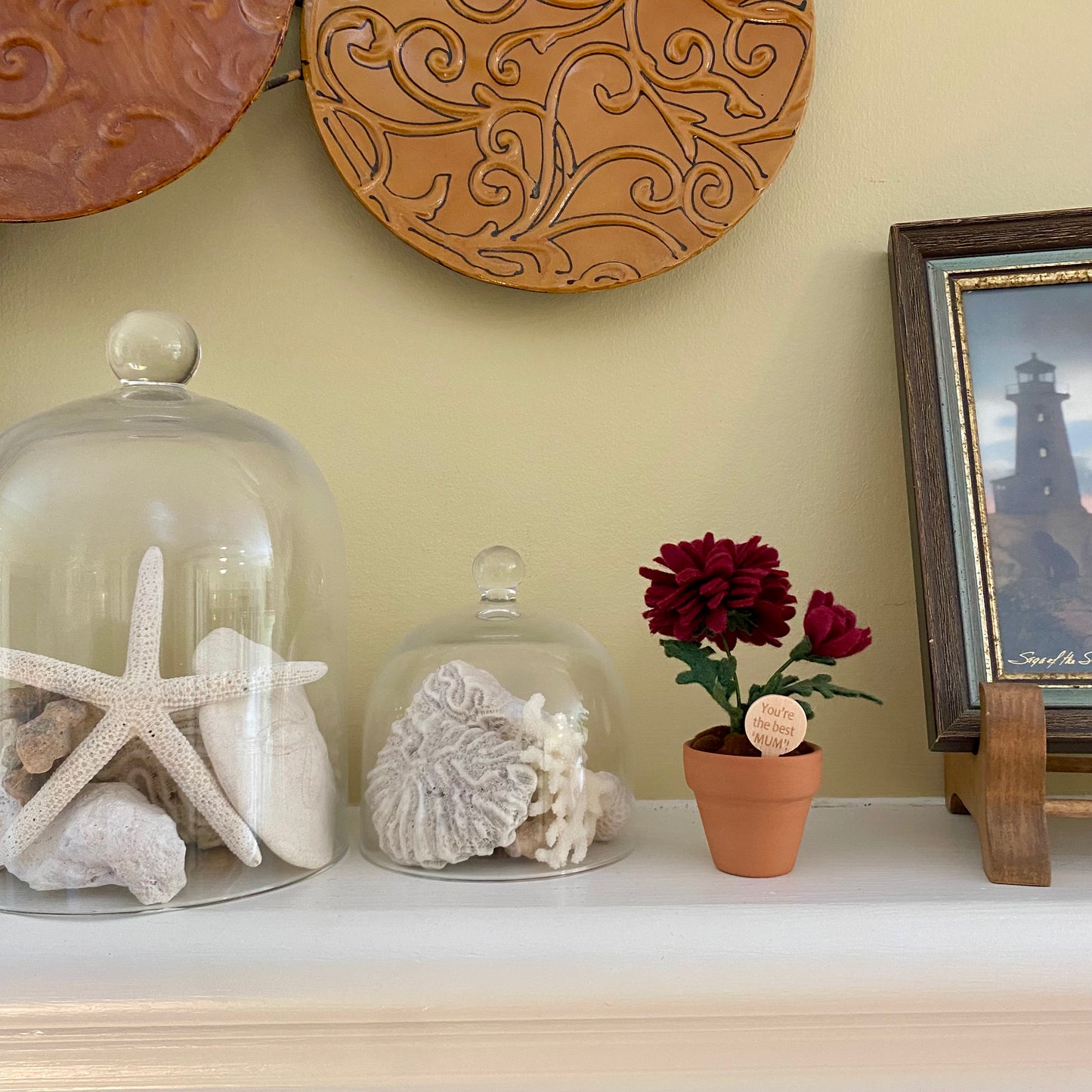 Chrysanthemum: November Birth Month Felt Flower