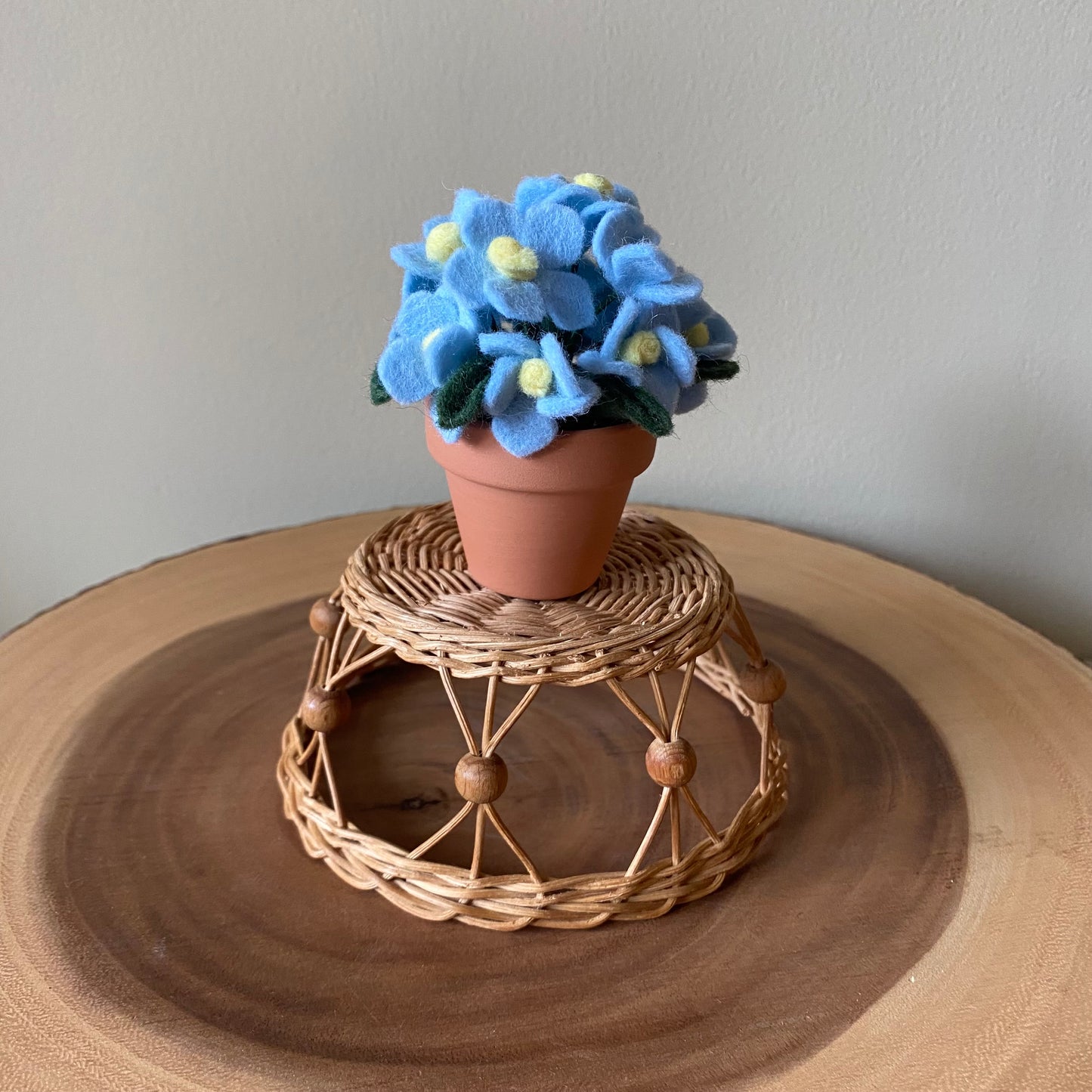 Forget-me-not Forever Felt Flower