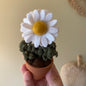 Felt and macrame Daisy ***older style***