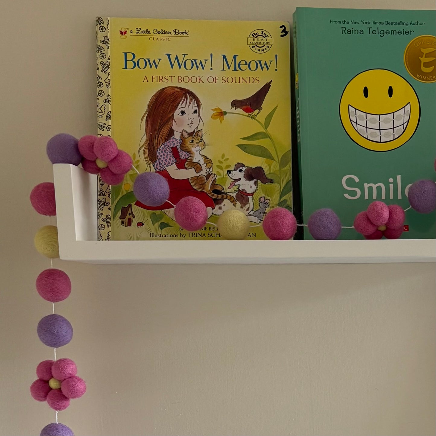 Felt Flower Garland