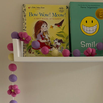 Felt Flower Garland