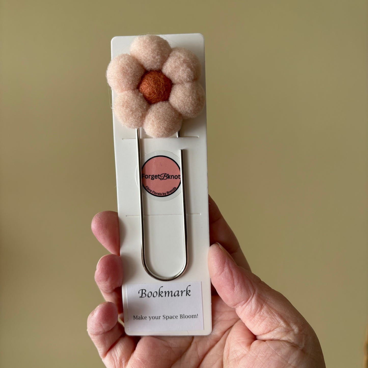 Flower Bookmark/ Oversized Paperclip