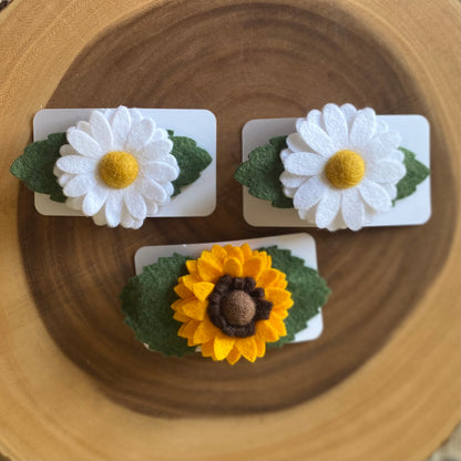 Felt Flower Hair Clip