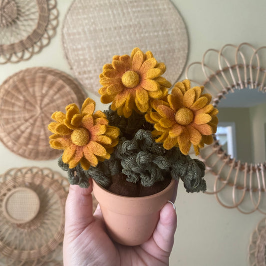 Vintage Gold Chrysanthemum