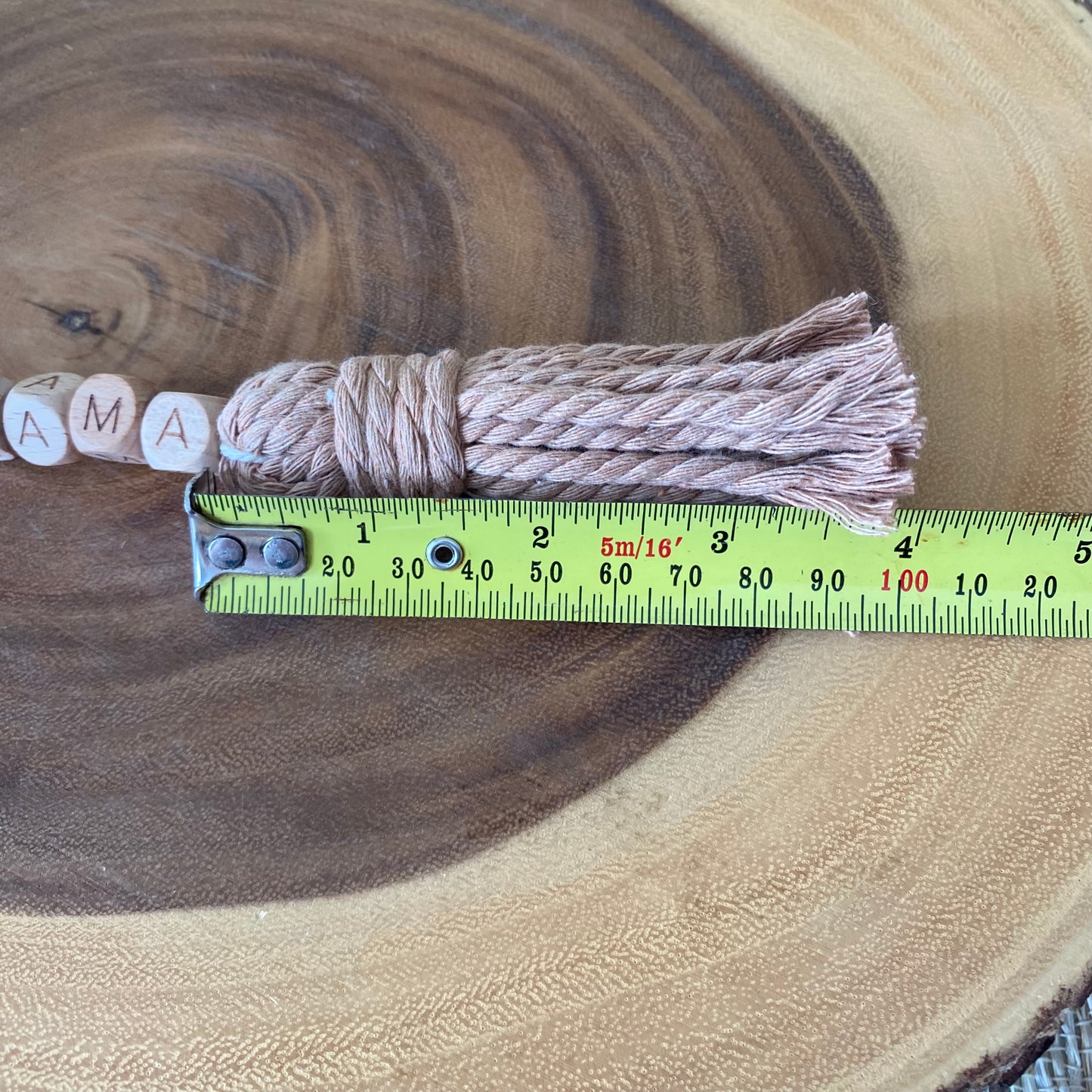 MAMA Macrame Tassel Keychain/Bag Charm