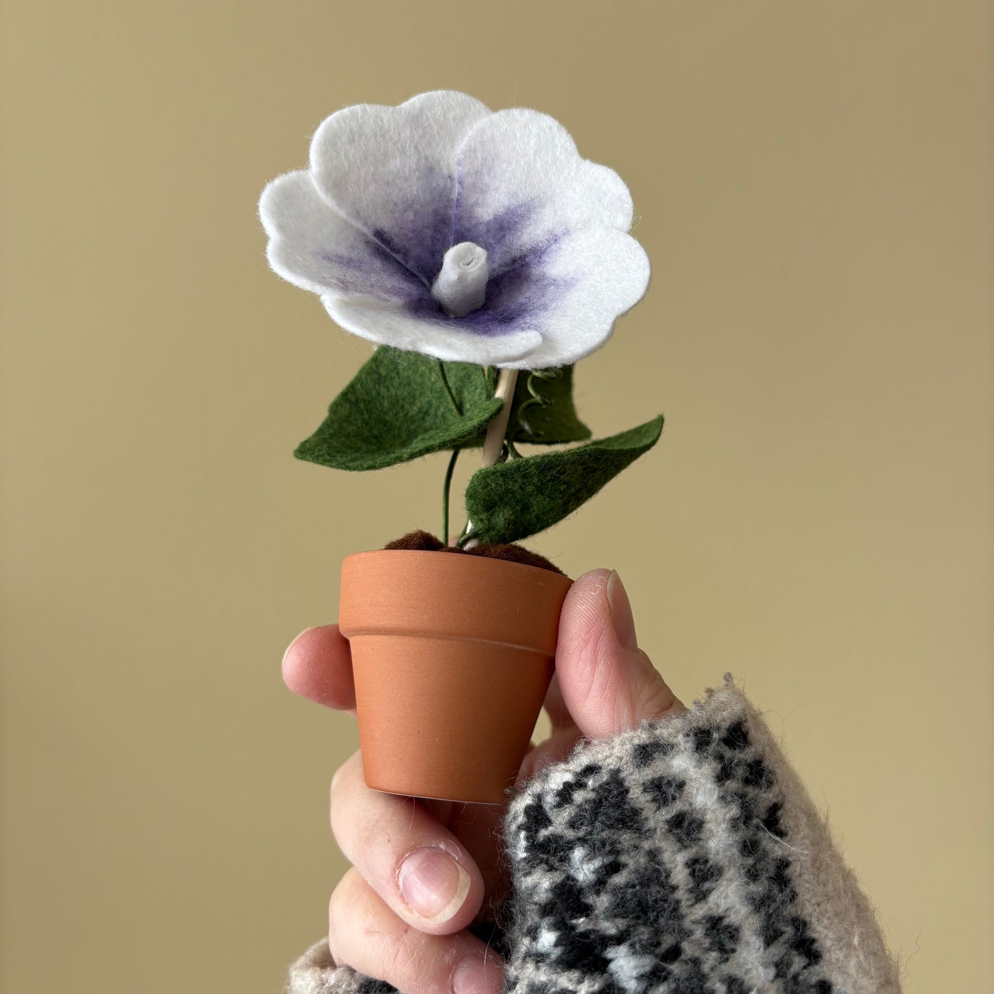 Morning Glory: September Birth Month Felt Flower