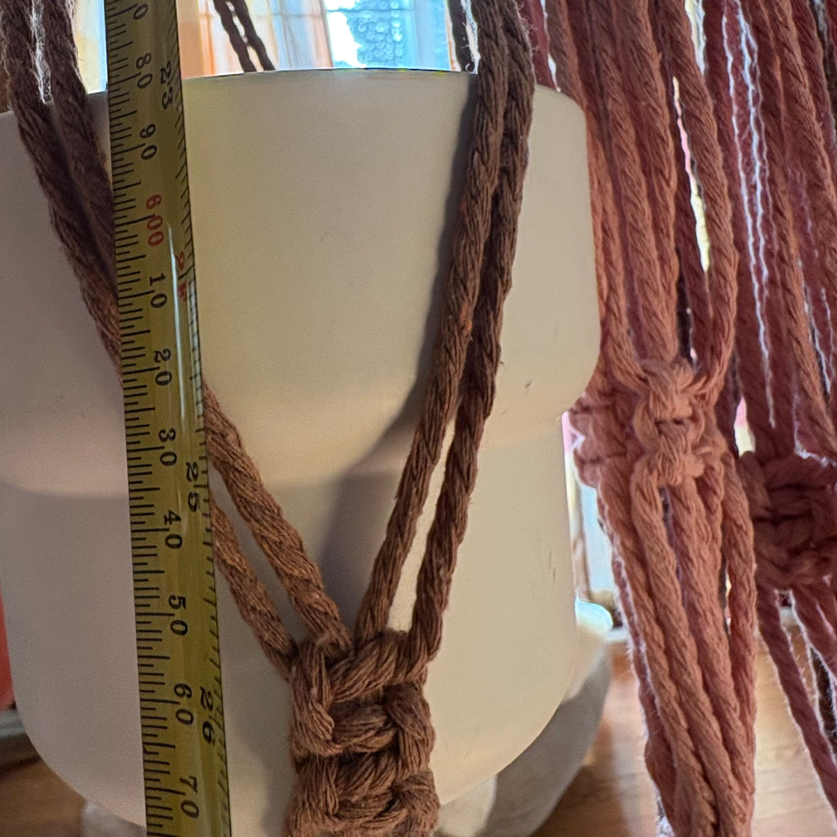 Macrame Spiral Plant Hanger