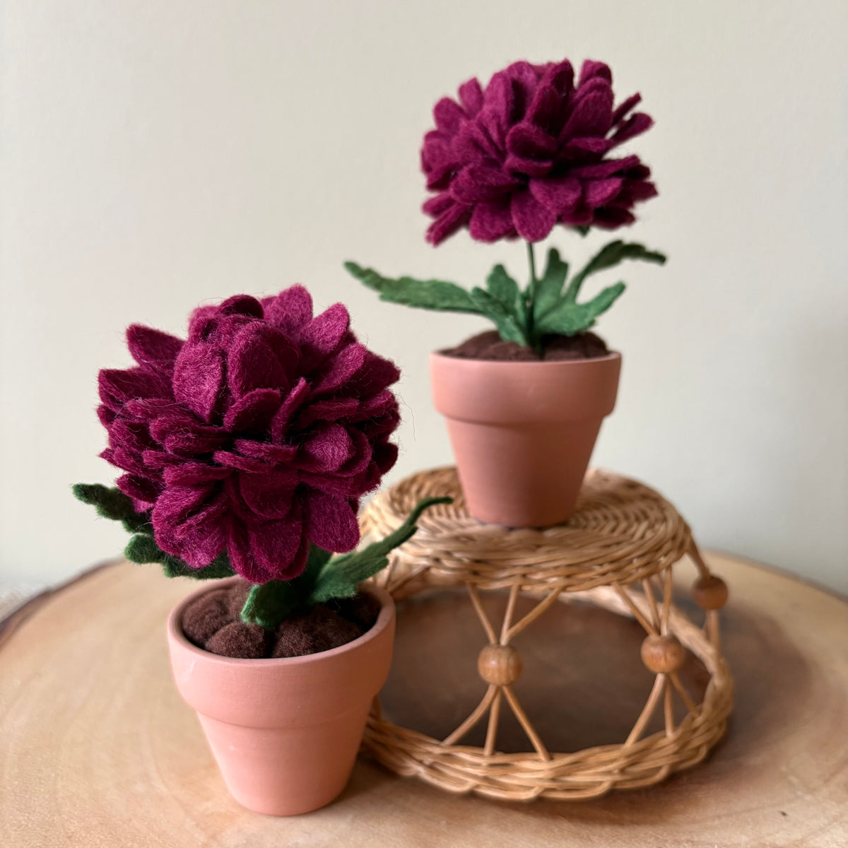 Chrysanthemum: November Birth Month Felt Flower