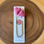 Bookmark- Felt Hearts and Oversized Metal Clip