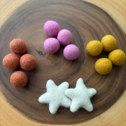 Garland- White Stars