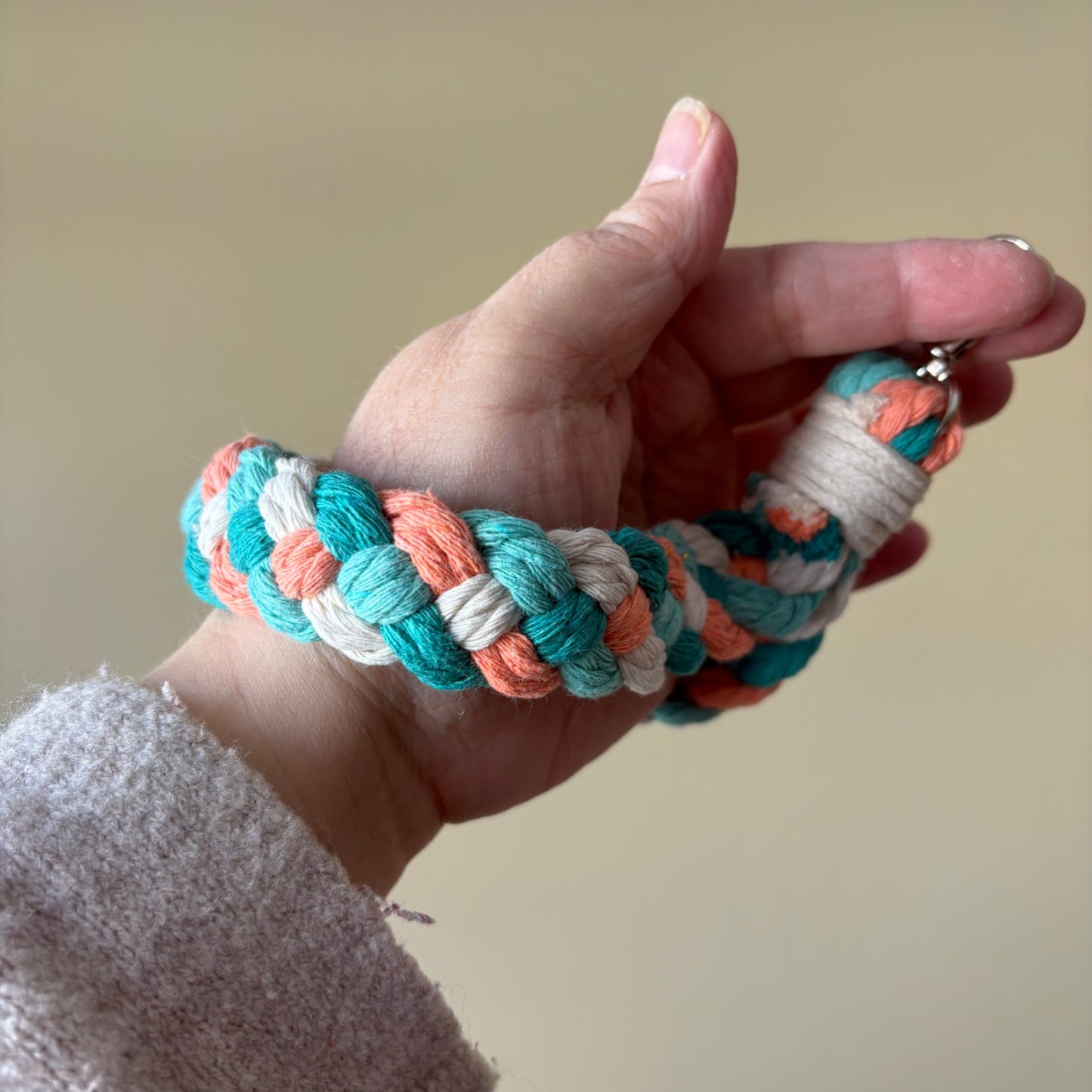 Handmade Macrame Wristlet