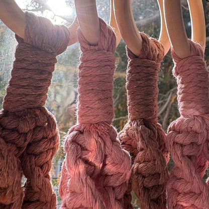 Macrame Spiral Plant Hanger