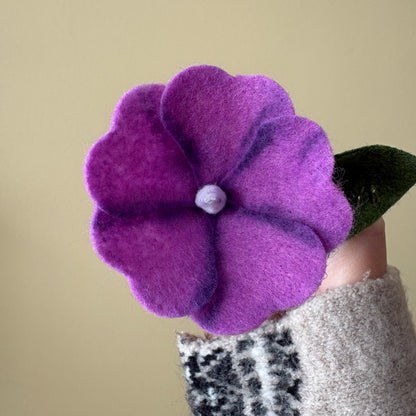 Morning Glory: September Birth Month Felt Flower