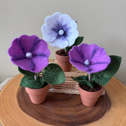Morning Glory: September Birth Month Felt Flower